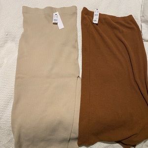 NWT-Top shop body con midi skirt